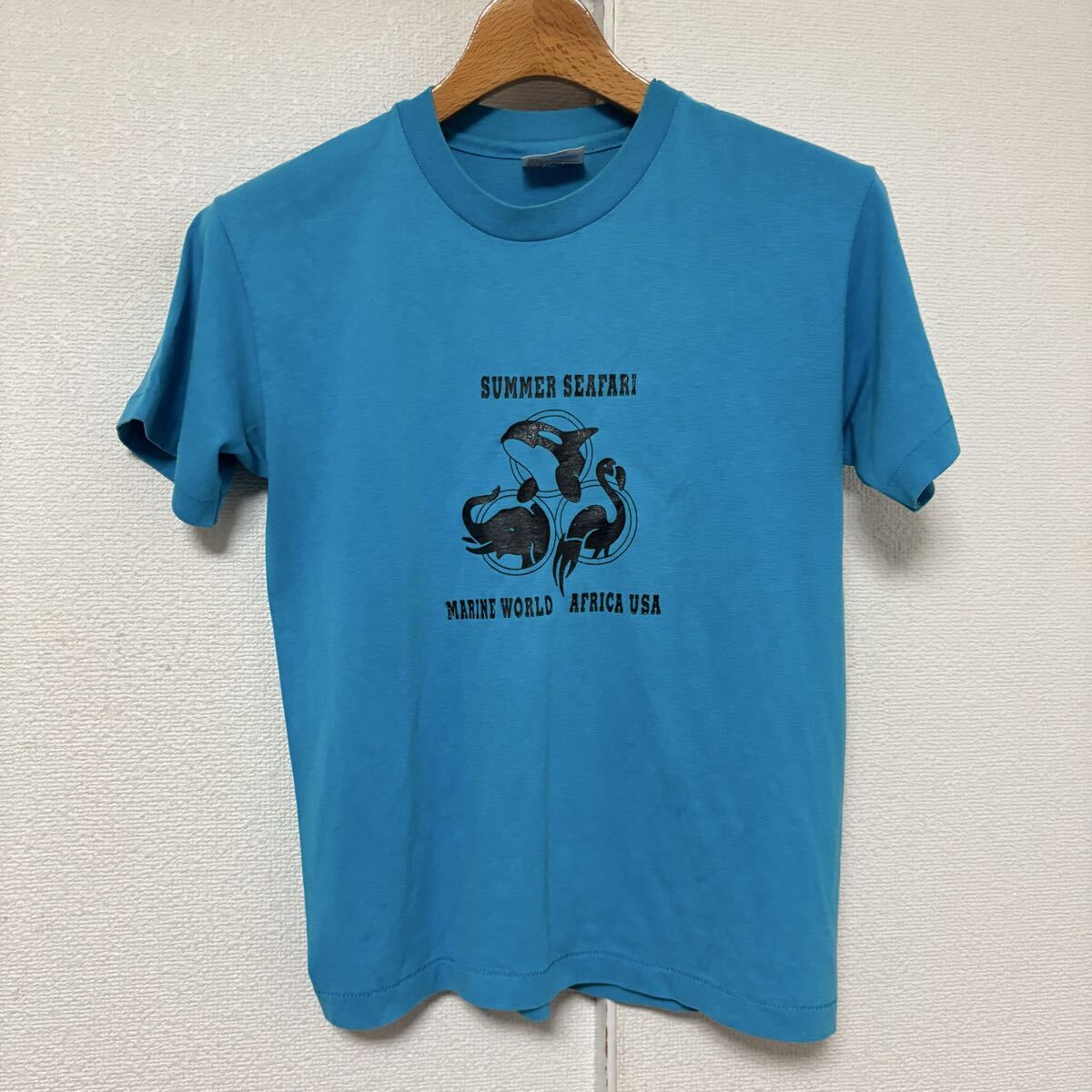 ビンテージ90s ヘインズ 企業Tシャツyouth LピチT ミニT拍卖