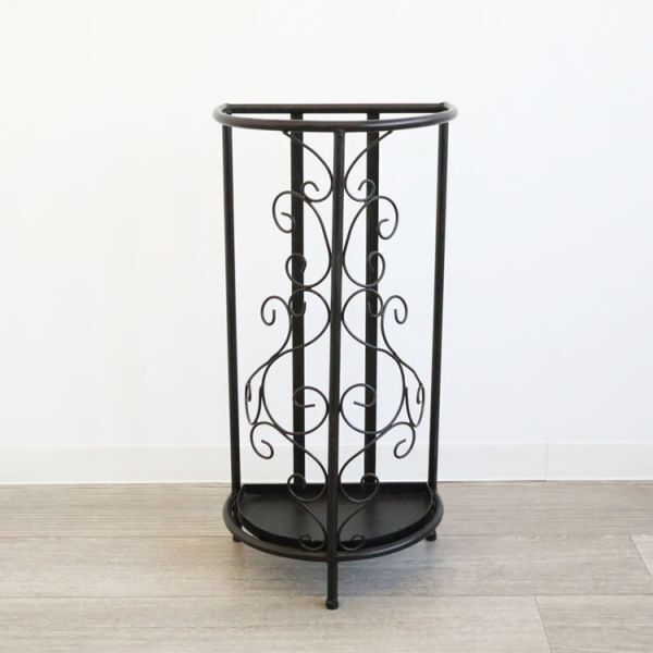 アンティーク調 アイアン傘立 アンブレラスタンド ウッド&アイアン 玄関収納 インテリア 収納 おしゃれ かわいい拍卖