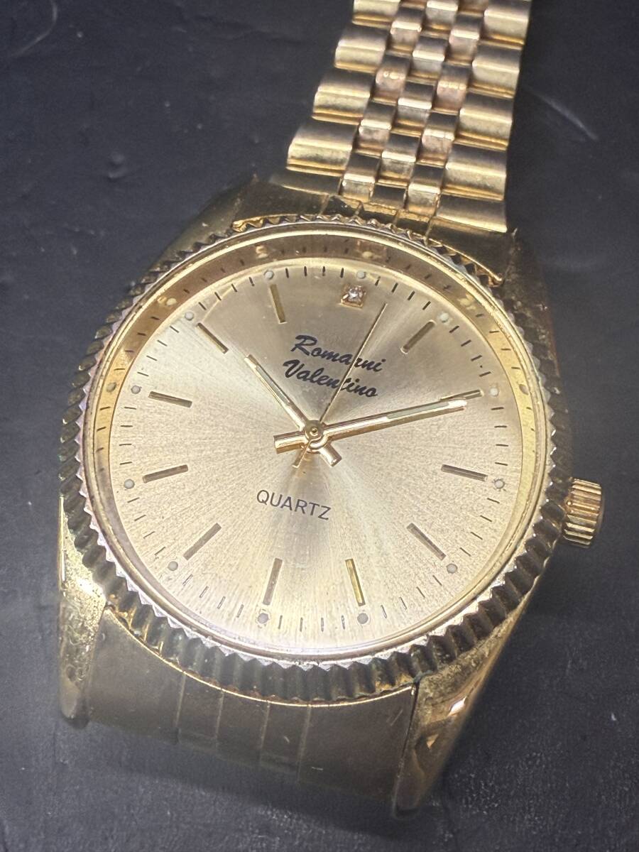 ★コレクター必見 ロマーニ バレンティーノ クオーツ 腕時計 動作未確認 ジャンク コレクション GT279拍卖
