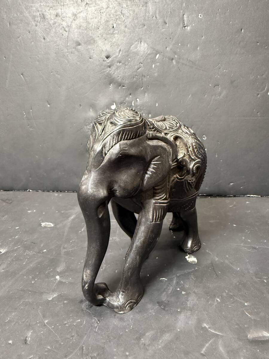 ★コレクター必見 樹脂製? 象 ゾウ オブジェ 置物 タイ 土産 インテリア 動物 飾り 現状品 コレクションGT306拍卖