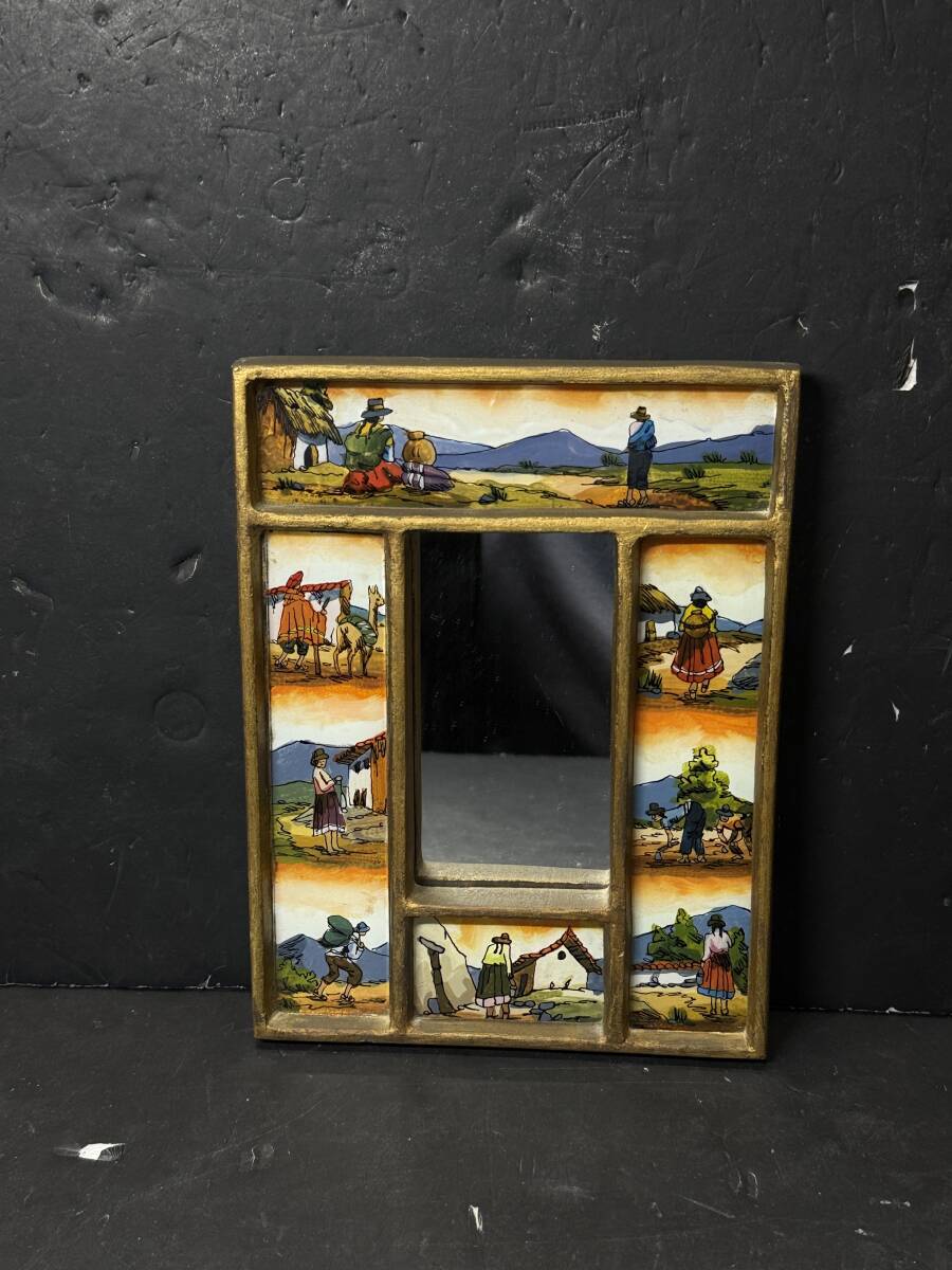 ★コレクター必見 ビンテージ 置き鏡 ミラー アンティーク レトロ コレクション 現状品 GT409拍卖