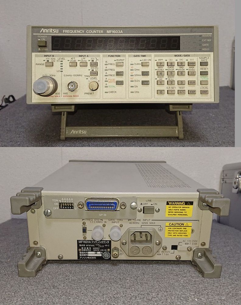 アンリツ 周波数カウンター 3G MF1603A 中古動作品拍卖