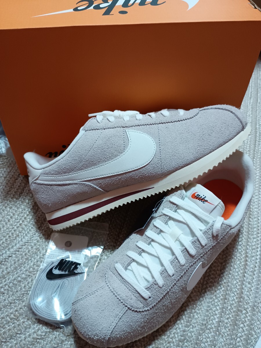 新品 NIKE コルテッツ SE スエード 29.5cm カレッジグレー ナイキ スニーカー 2024年製 CORTEZ 拍卖