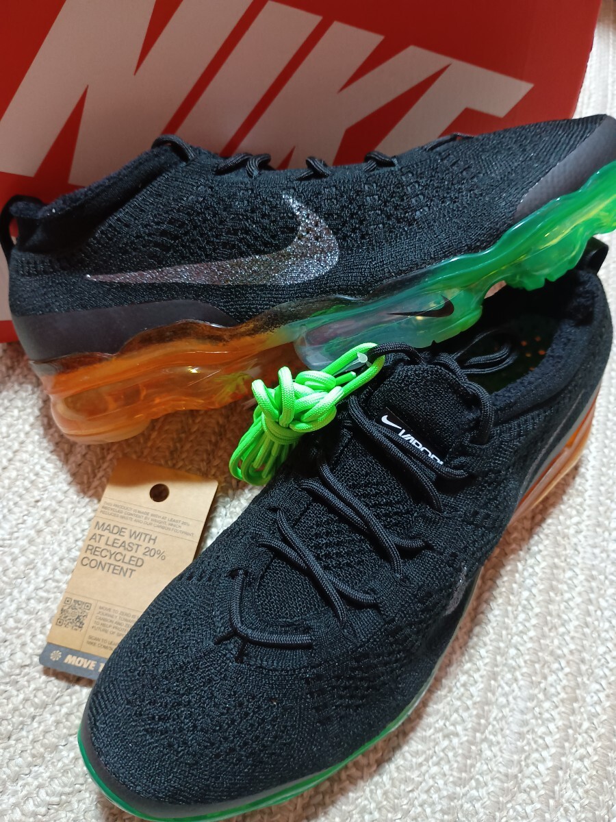 新品 NIKE AIR VAPOR MAX 2023 FK 29.5cm ブラック 黒 マルチカラー ナイキ スニーカー 2024年製 エア ヴェイパー マックス フリーニット拍卖