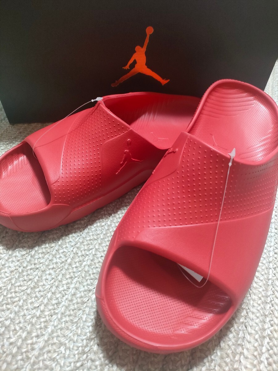 新品 未使用 NIKE JORDAN POST SLIDE サンダル 27cm US9 ナイキ ジョーダン レッド 赤 拍卖