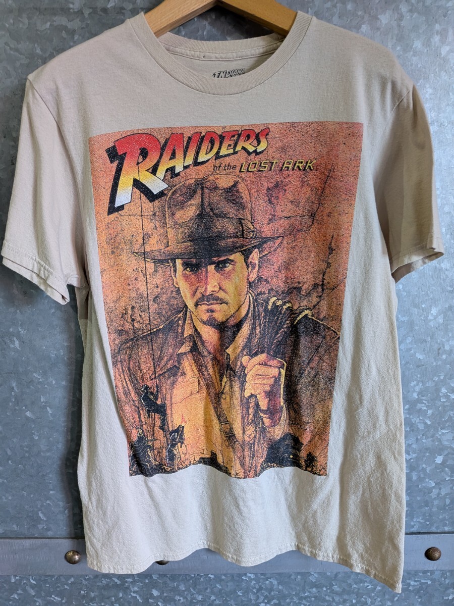 Indiana Jones レイダース 失われたアーク 映画Tシャツ MRAIDERS OF THE LOST ARK 正規品 Mサイズ インディジョーンズ拍卖