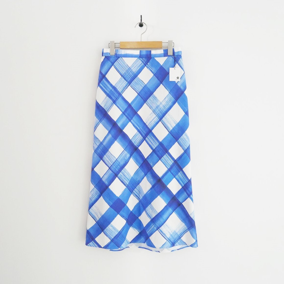 2023SS / martinique マルティニーク / BRUSH CHECKバイアススカート / A0331FS141 / 2500-0213拍卖