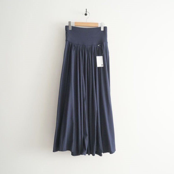 2025SS / HELIOPOLE別注 / THREE DOTS スリードッツ / New sanded jersey long skirt スカート S / 15047019057TN / 2508-0342拍卖