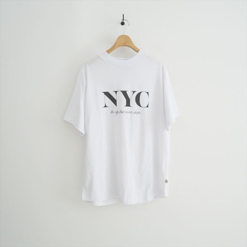 2024 / 未使用 / DEUXIEME CLASSE購入品 / ARAMINTA JAMES アラミンタジェームス / CITY NEVER Tシャツ S / 24070510001130 / 2508-0564拍卖