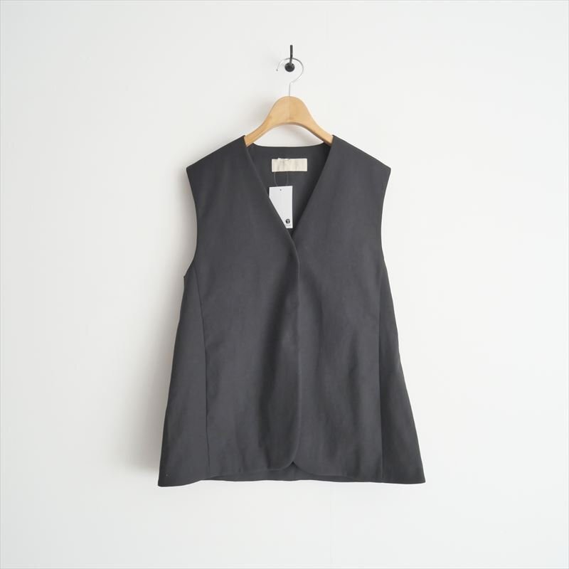 2025SS / Plage プラージュ / sandy linen ジレ ベスト 38 / 25010922704010 / 2505-0160拍卖