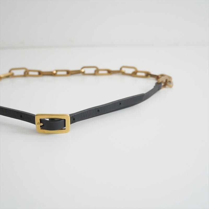 2023 / SPICK&SPAN購入品 スピックアンドスパン / MAISON BOINET メゾンボワネ / チェーンコンビベルト / 23099210000730 / 2506-1248拍卖