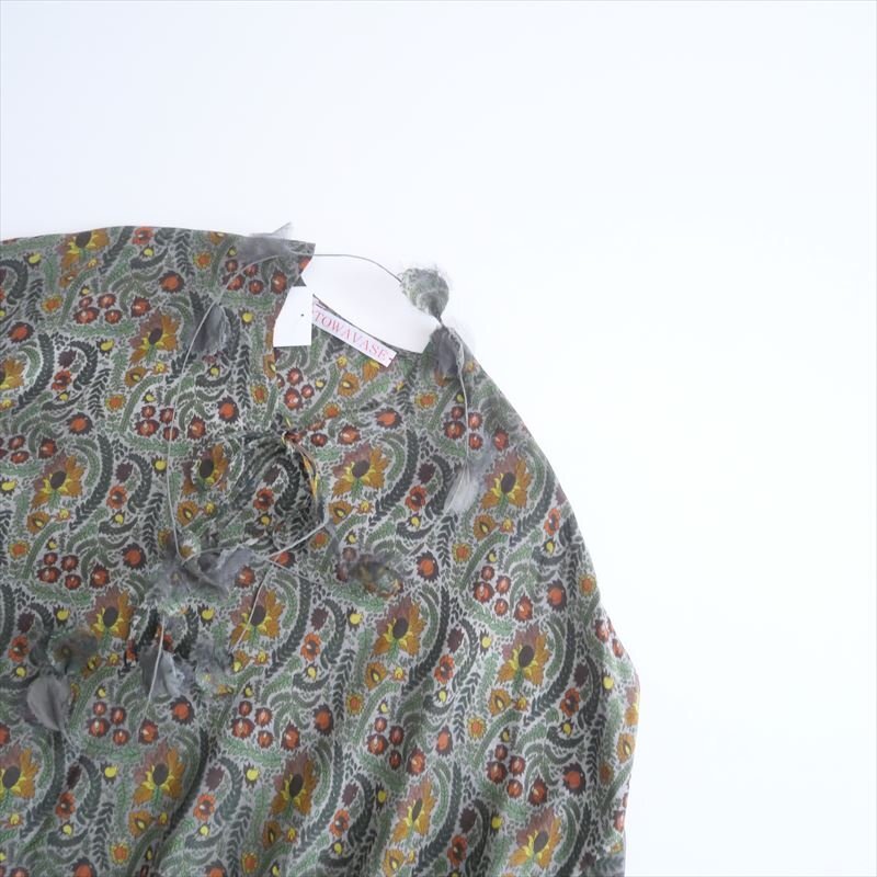 2024AW・人気完売品 / 未使用 / TOWAVASE トワヴァーズ / コットンシルク プリントワンピース / 28-0004A / 2504-1138拍卖