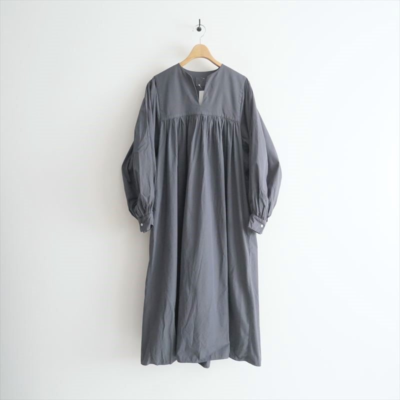 2024AW / TOUJOURS トゥジュー / Classic Smock Dress クラシック スモック ドレス 2 / MM41BD04 / 2504-1140拍卖