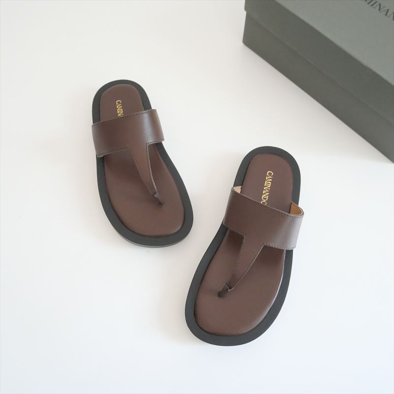 2023SS / 未使用 / ドゥーズィーエムクラス購入品 / CAMINANDO カミナンド / THONG PLATFORM サンダル / 23093510004010 / 2500-0151拍卖