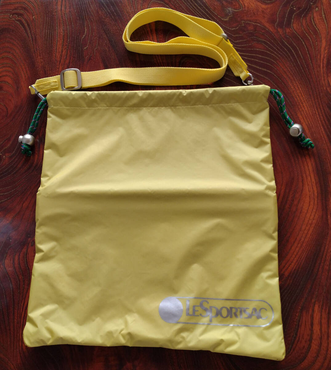 レスポートサック【大草直子 さんコラボ】「ドローストリングショルダー」(巾着型ショルダーバッグ) イエロー ( C388 ライムライトC )拍卖