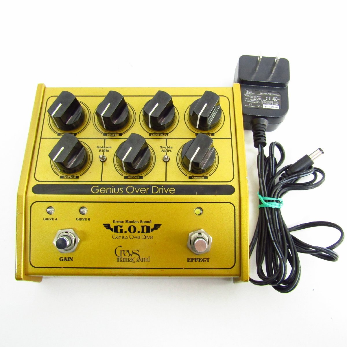 crews Maniac Sound G.O.D GENIUS OVERDRIVE エフェクター 動作確認済み ▼G5009拍卖