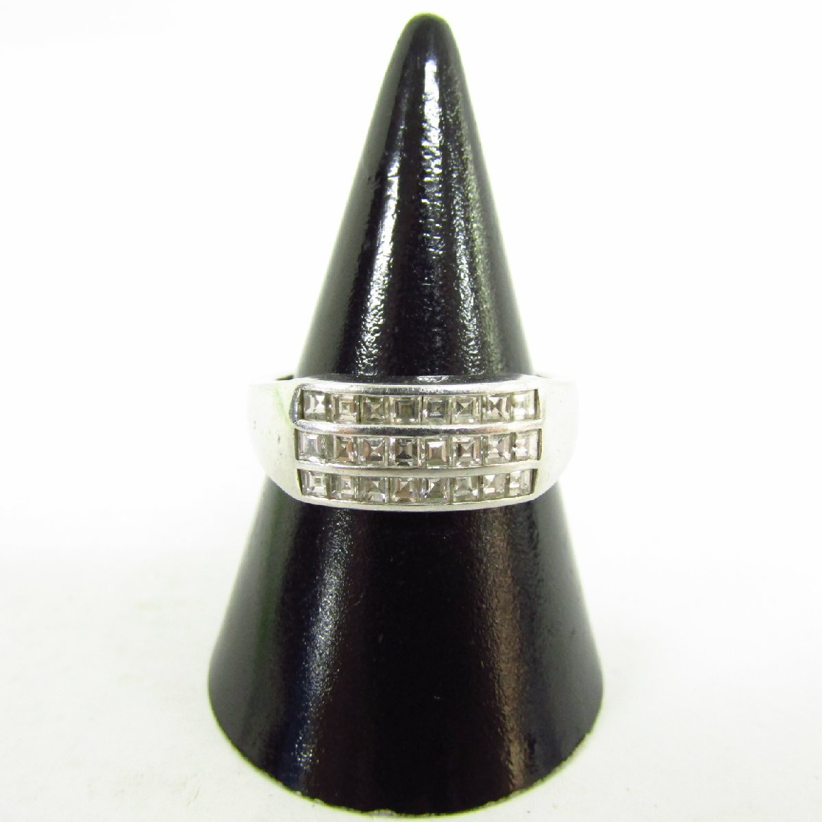 Pt900 プラチナ リング 指輪 約6.1g 約12号 ▼AC26527拍卖