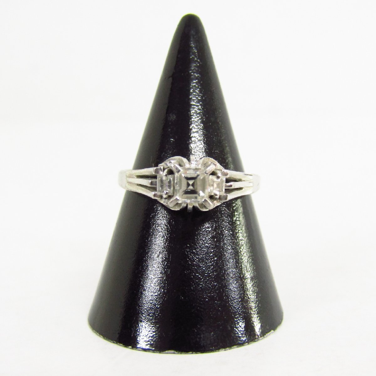 Pt900 プラチナ リング 指輪 約3.9g 約10号 ▼AC26526拍卖