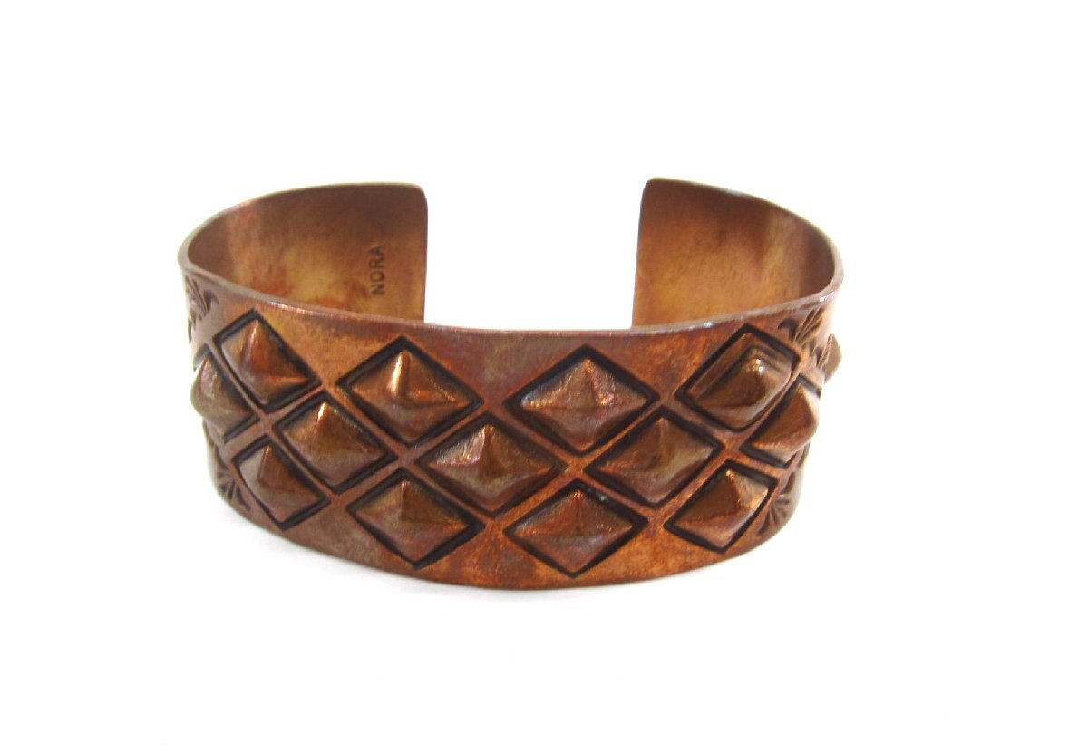 NORA ナバホ NAVOJO 銅 バングル ∠UA12133拍卖