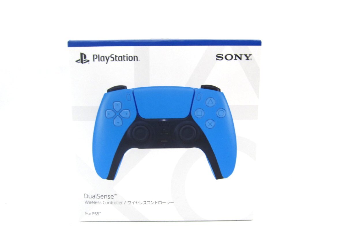 PS5 DualSense ワイヤレスコントローラー スターライト ブルー ∠UR999拍卖