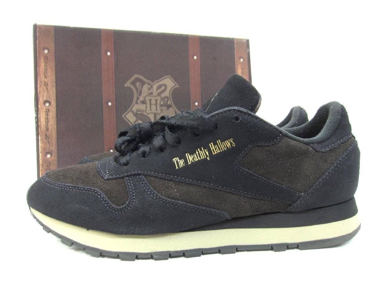 HARRY POTTER x Reebok リーボック Deathly Hallows CLASSIC LEATHER クラシック レザー 100201817 SIZE:28.5cm メンズ □UT14073拍卖