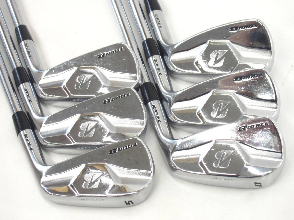 BRIDGESTONE ブリヂストン TOUR B X-BLADE MODUS3 TOUR105 フレックス:S #5~9/P 6本 アイアンセット #US5637拍卖