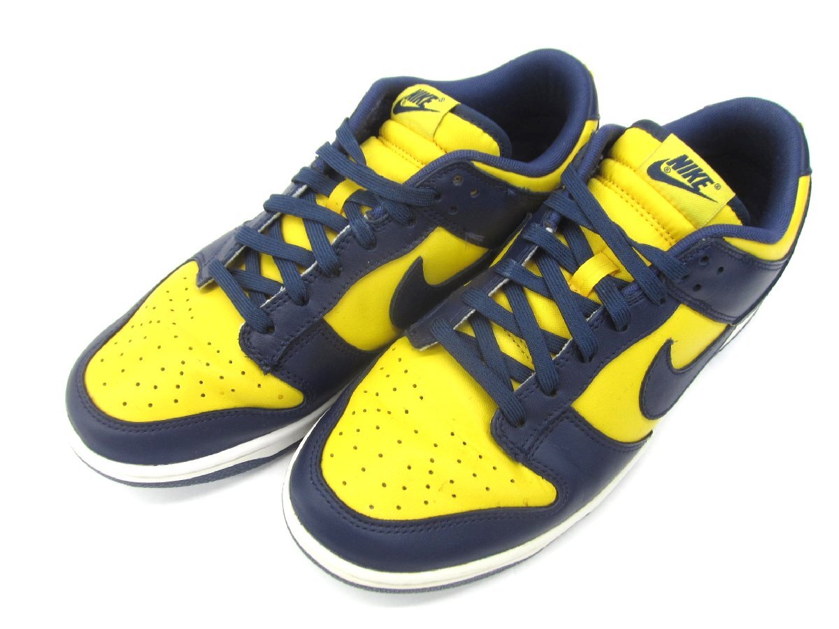 NIKE ナイキ DUNK LOW RETRO ダンク ロー レトロ ミシガン DD1391-700 SIZE:28.5cm メンズ □UT14215拍卖
