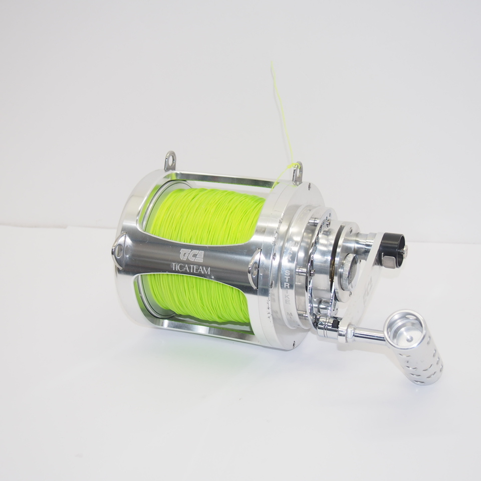 TICATEAM デュアルドラグ2スピード 80R WTS トローリングリール ∴WS2230拍卖