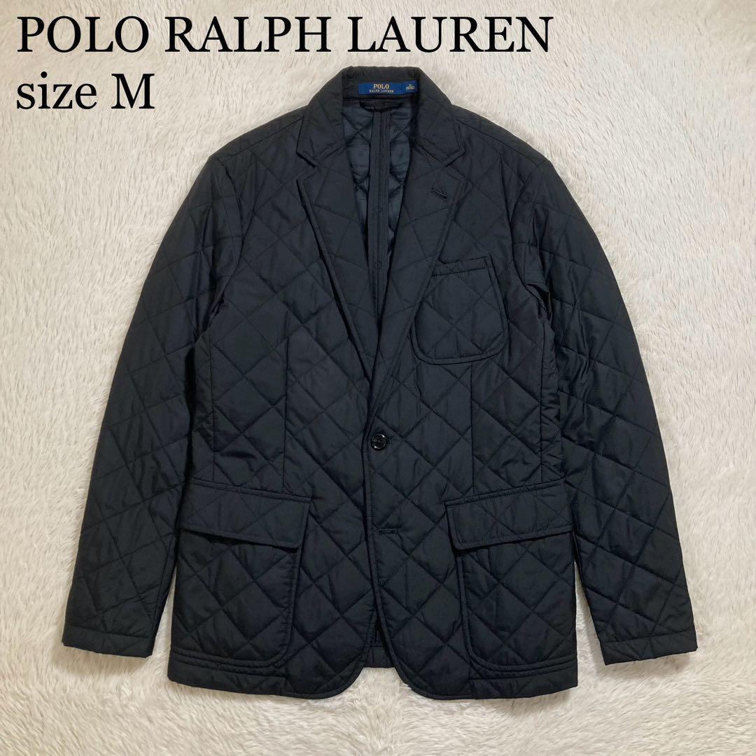 美品 POLO RALPH LAUREN ポロラルフローレン キルティング テーラードジャケット ブレザー 中綿入り ブラック拍卖