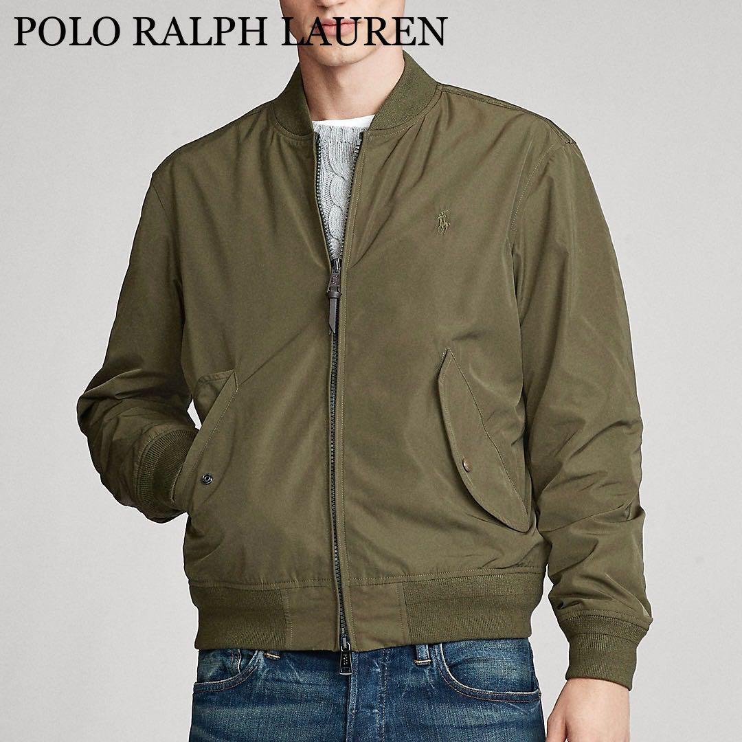 美品 POLO RALPH LAUREN ポロラルフローレン ボンバージャケット MA-1 フライトジャケット 軽量拍卖