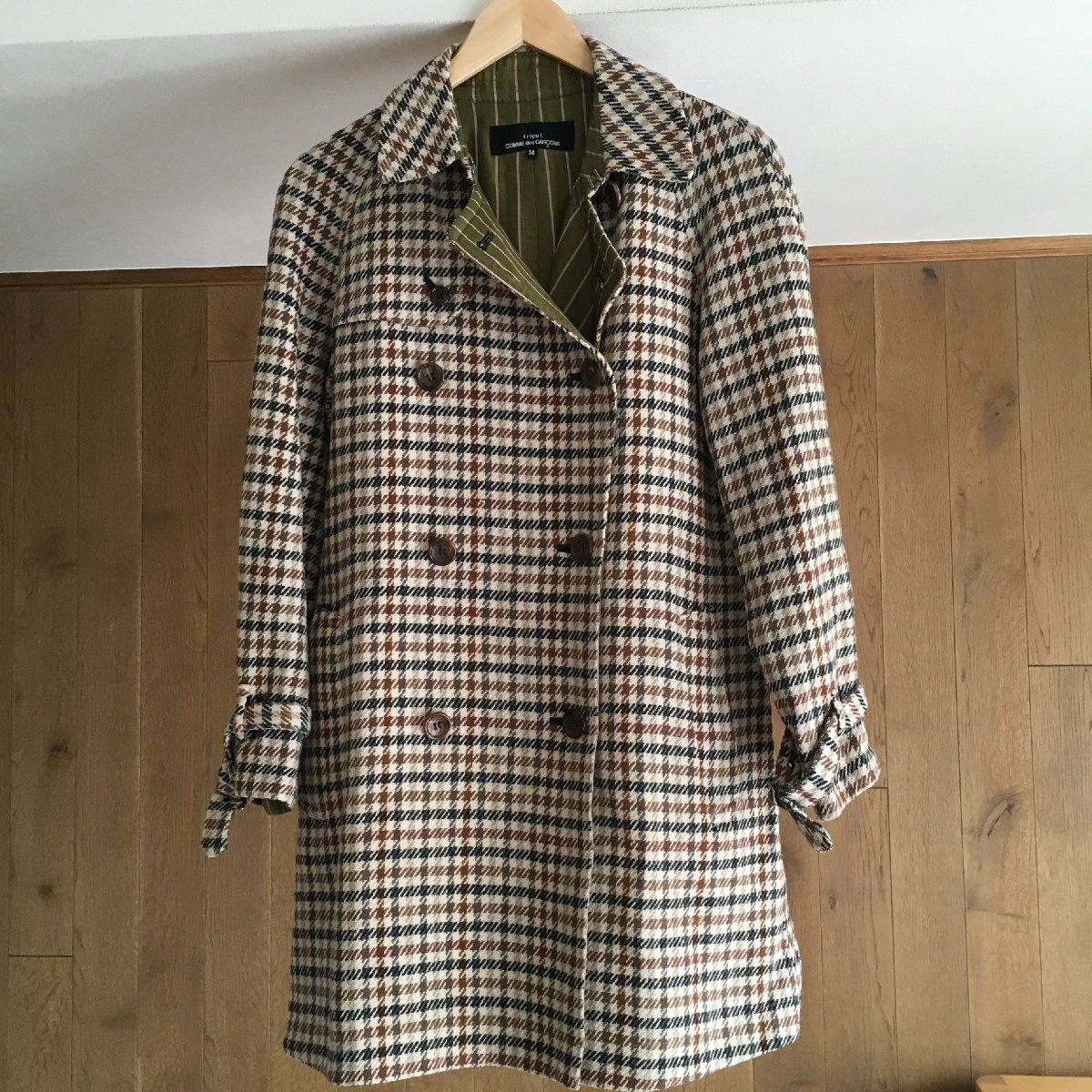 美品 tricot COMME des GARCONSトリココムデギャルソン コートM AD2000拍卖