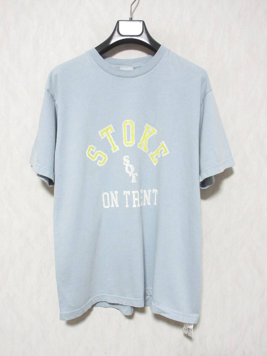 未使用 JOURNAL STANDARD ジャーナルスタンダード 23SS 半袖 プリント Tシャツ 23-071-600-9990-1-0 メンズ M ライトブルー yg7416拍卖