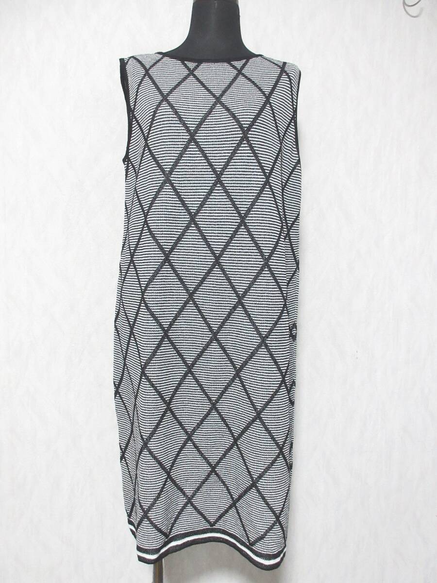 未使用 ARTISAN アルチザン ノースリーブ ワンピース レディース 11 夏 白黒yg7465拍卖