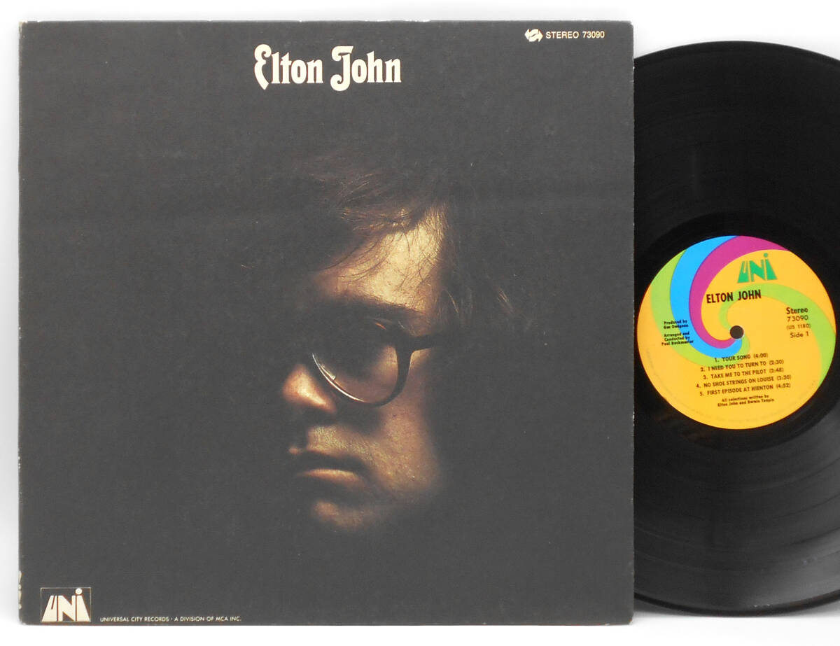★US ORIG LP★ELTON JOHN/Self Title(2nd ALBUM) 1970年 初回73090規格 高音圧 ザラ紙カバー CS付 名曲『Your Song(君の歌は僕の歌)』収録拍卖