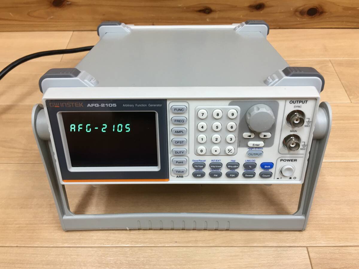 A22969)GWINSTEK AFG-2105 Arbitrary Function Generator 任意波形ファンクションジェネレーター 現状品拍卖