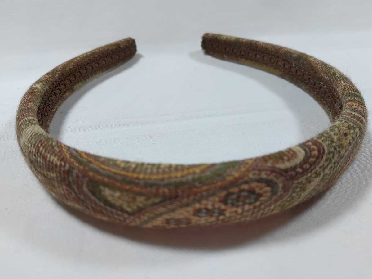 中古エトロETROカチューシャペイズリー柄拍卖