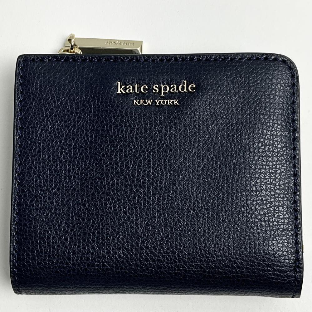 ケイトスペードニューヨーク kate spade new york 財布 二つ折り財布 ネイビー PWRU7250 429拍卖