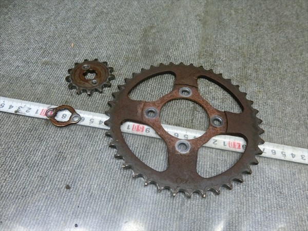 ホンダ モンキー Z50J 純正 スプロケット フロント リア ドライブ ドリブン拍卖