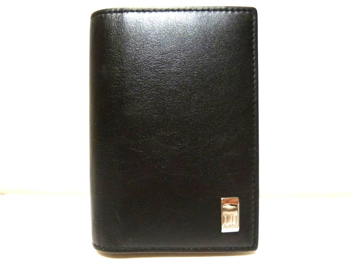 ダンヒル dunhill 名刺入れ カードケース 19F2F47AT001R サイドカー ブラック 新品!!拍卖