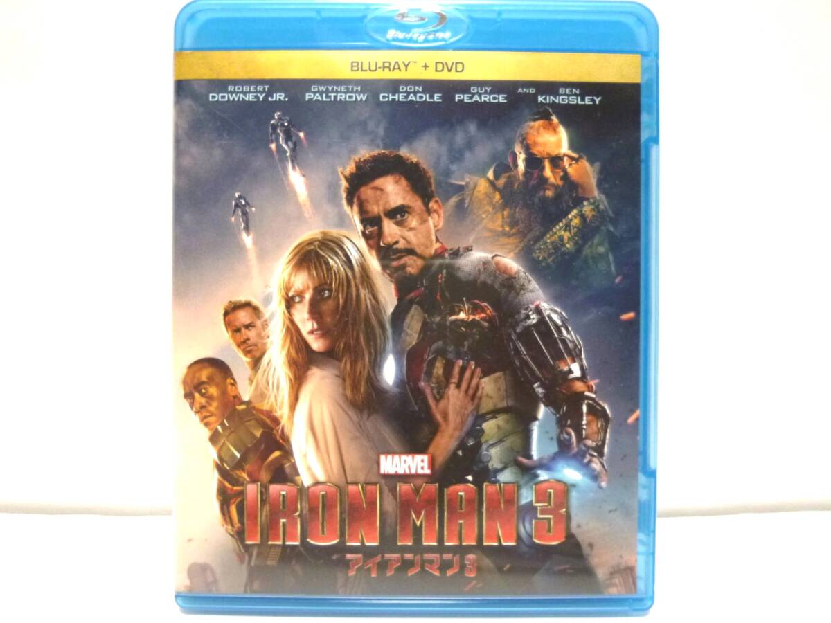 アイアンマン3 ブルーレイ+DVDセット 国内正規品 美品!!拍卖