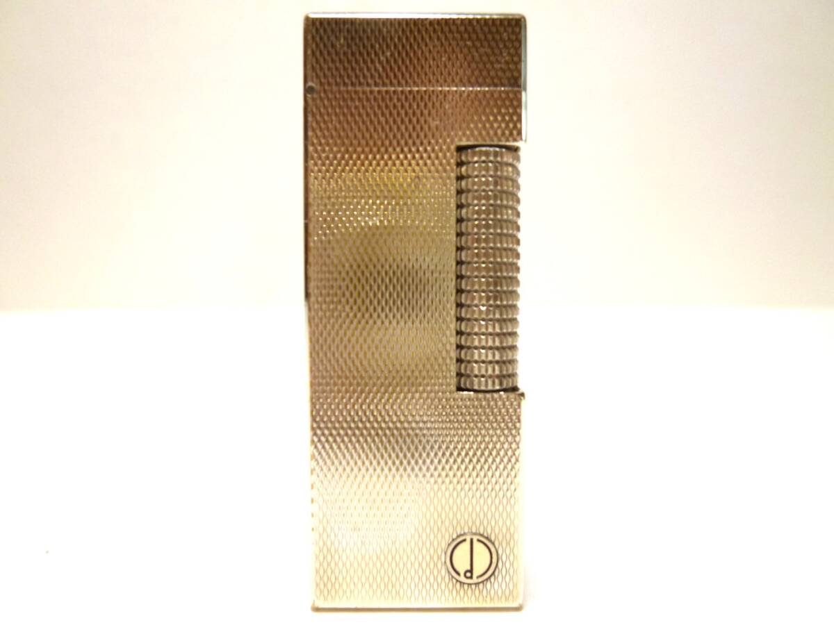 ダンヒル dunhill ライター RL1301 バーレイ シルバー 着火OK 炎調整OK メンテナンス済み 美品!!拍卖
