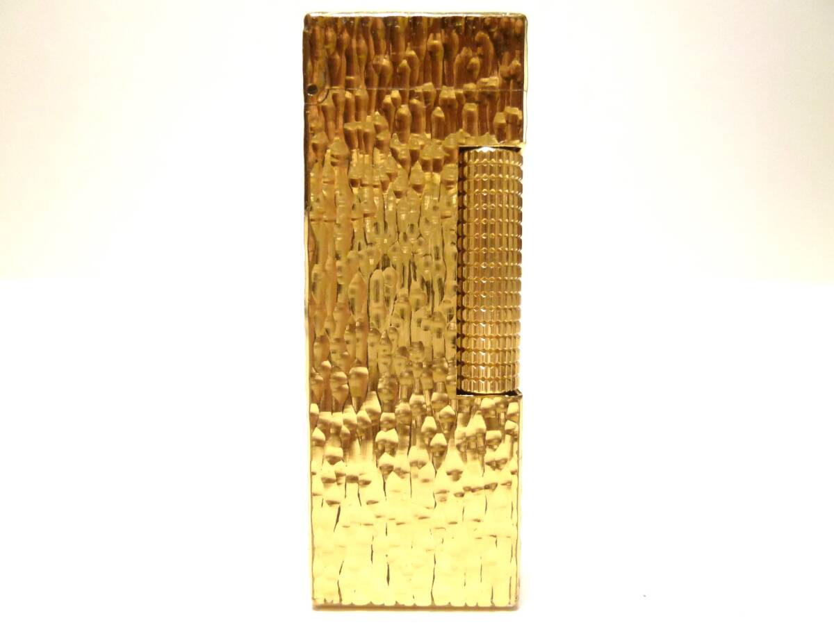 ダンヒル dunhill ライター RL1413 ゴールド 着火OK 炎調整OK メンテナンス済み 美品!拍卖