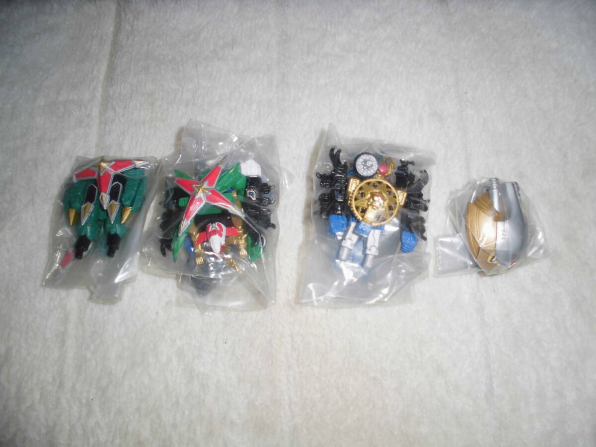 あき122 HG 忍風戦隊ハリケンジャー3 カブトガニスピアー/天雷旋風神/轟雷旋風神/天空神ヘリモード拍卖