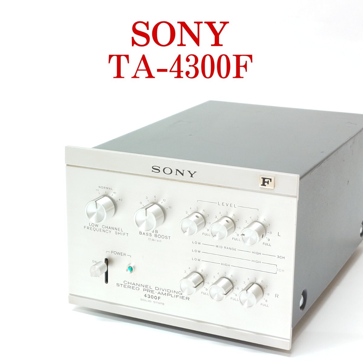 【動作品】SONY TA-4300F チャンネルデバイダー ディバイディングプリアンプ ソニー拍卖