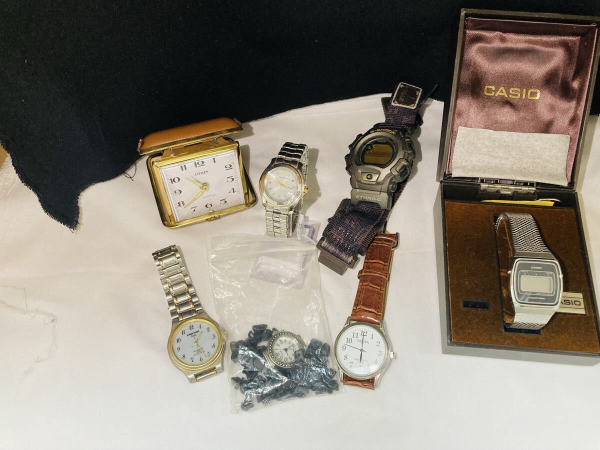 【1D125】CITIZEN シチズン mila slhon ミラショーン 時計まとめ CASIO カシオ 不動品 クォーツ G-SHOCK 腕時計 置き時計拍卖