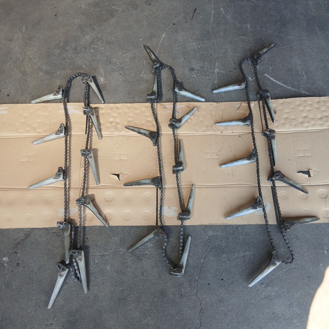 クボタ コンバイン AR335 AR ARN 引き起こし チェーン 3本 切れなし デバイダー 刈取り 稲刈り 倉庫内保管拍卖