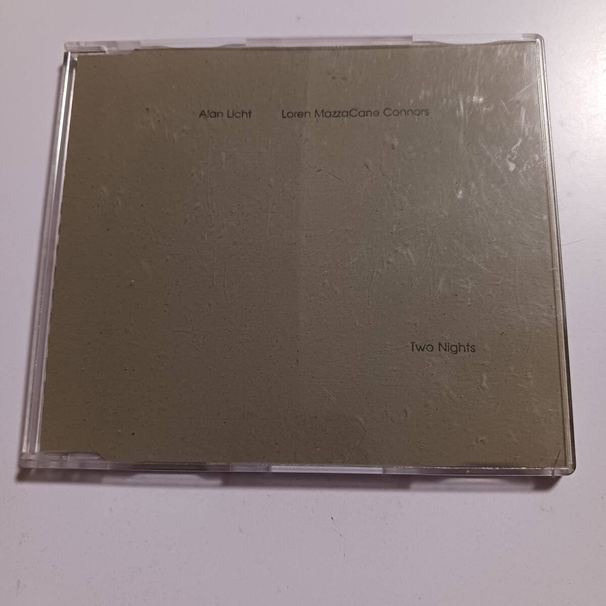 Alan Licht Loren Mazzacane Connors / Two Nights CD 音響系ギタリスト拍卖