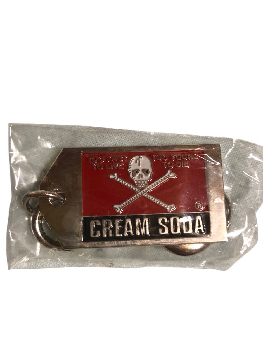 完売品 新品未使用 90年代 クリームソーダ 角ドクロ キーホルダー拍卖