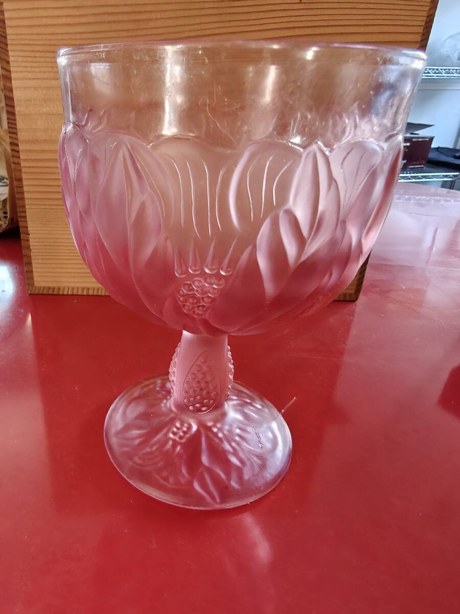 かき氷ガラス 昭和風 中古拍卖