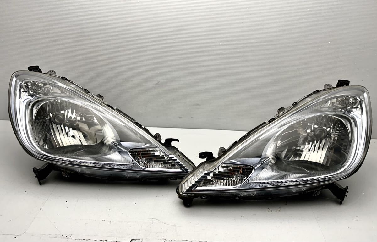 ★当日発送★ ホンダ FIT フィット 後期 GP1/GP4 GE6 ハイブリッド ヘッドライト 左右セット ハロゲン レベ付 STANLEY P9603 打刻 3 (F276)拍卖